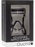 Miniatyrbild 2 av 2: Ouch!: Adjustable Nipple Clamps, svart