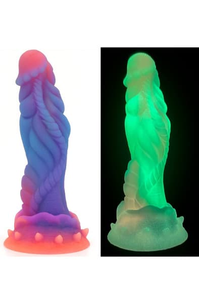 Unicorny Poppy Luminous Dildo 23 cm Dragon dildo
