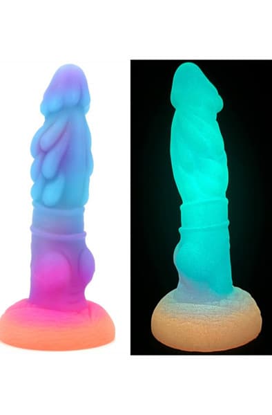 Unicorny Mushroom Head Luminous Dildo 22 cm Dragon dildo