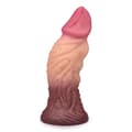 Miniatyrbild 4 av 4: Ultra-venös sugkopp dildo 18,5 cm ljus hud