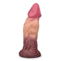 Miniatyrbild 1 av 4: Ultra-venös sugkopp dildo 18,5 cm ljus hud
