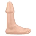 Miniatyrbild 3 av 4: Plug anal - Fotälskare - Beige - Mjuk PVC - 22,5 cm - Realistiska detaljer