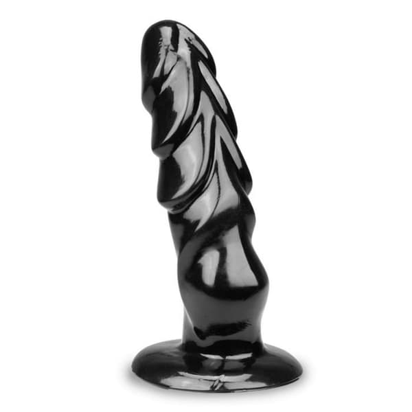 Drak sugkopp dildo 19,0cm - LOVE AND VIBES Collection Svart