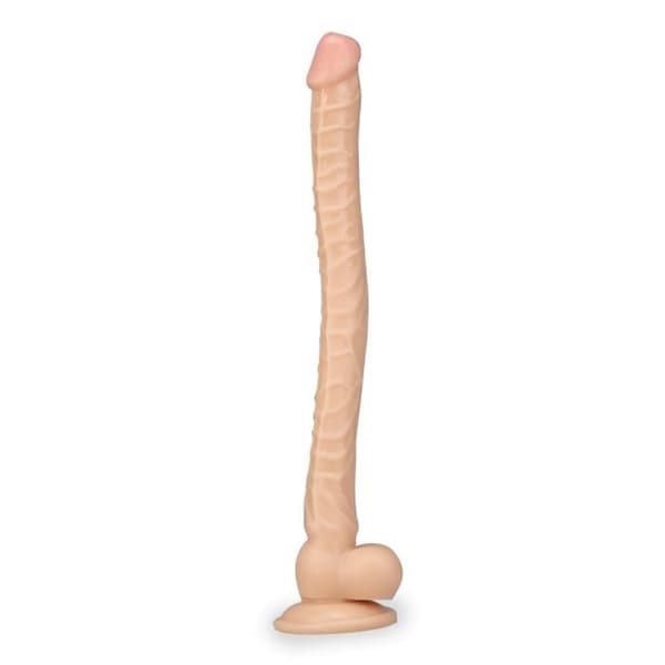 Ultra lång dildo Snake 35,0 cm ljus hud