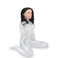 Miniatyrbild 2 av 4: Puppa med Luft - KÄRLEK OCH VIBRAR - Transparent Vibrerande Kamasutra - Avtagbar Silikon Vagina - Höjd 78 cm