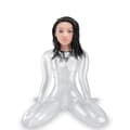Miniatyrbild 1 av 4: Puppa med Luft - KÄRLEK OCH VIBRAR - Transparent Vibrerande Kamasutra - Avtagbar Silikon Vagina - Höjd 78 cm