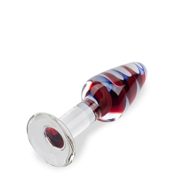 Karusell Glas Butt Plug Multicolor
