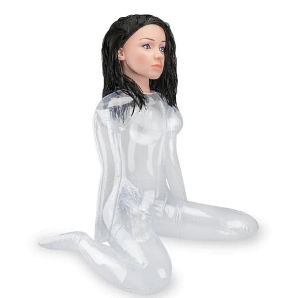 Sexig kamasutra genomskinlig vibratorflicka Julia