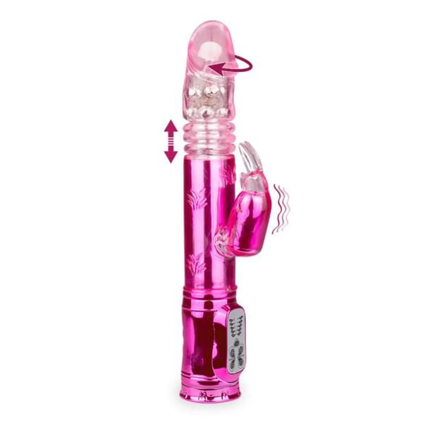 Vibro kanin XXL Deluxe USB va-et-vient