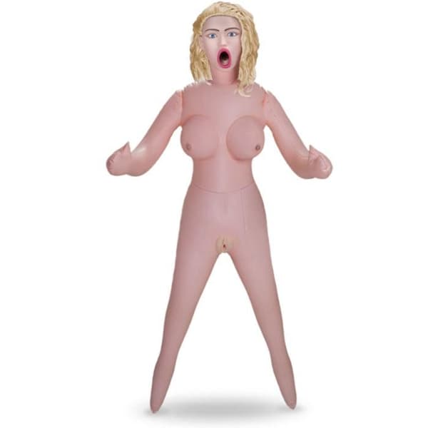 Sexig blonder vibratorisk sugdocka Lisa