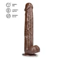 Miniatyrbild 3 av 4: Realistisk XXL sugdildo Julius Dark Skin