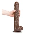 Miniatyrbild 2 av 4: Realistisk XXL sugdildo Julius Dark Skin