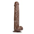 Miniatyrbild 1 av 4: Realistisk XXL sugdildo Julius Dark Skin