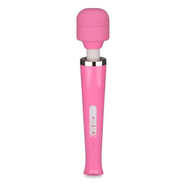 Kraftfull USB fantasy wand vibrator - LOVE AND VIBES Pink Collection