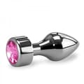 Miniatyrbild 2 av 2: Anal Jewel Rosebud Missile Medium-Rose Quartz Non Rose Quartz