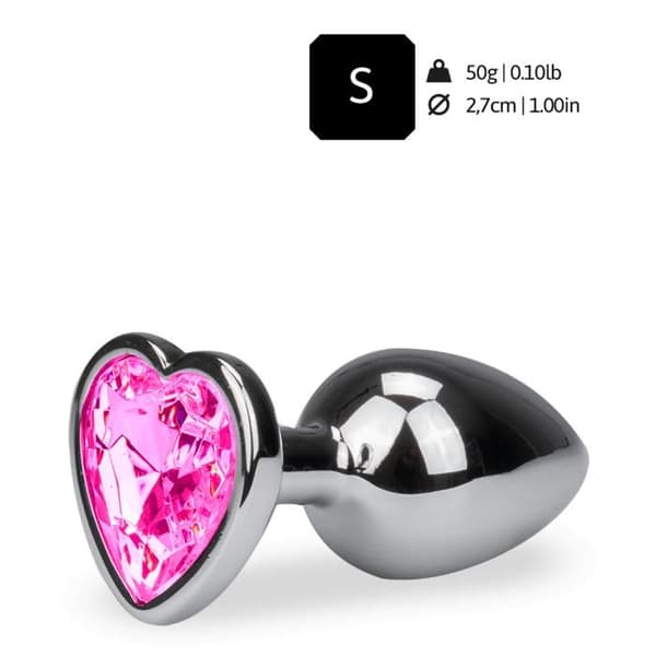 Rosebud Jewel Heart Small-Rose Quartz Non Rose Quartz
