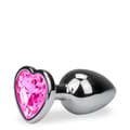 Miniatyrbild 1 av 2: Rosebud Jewel Heart Small-Rose Quartz Non Rose Quartz