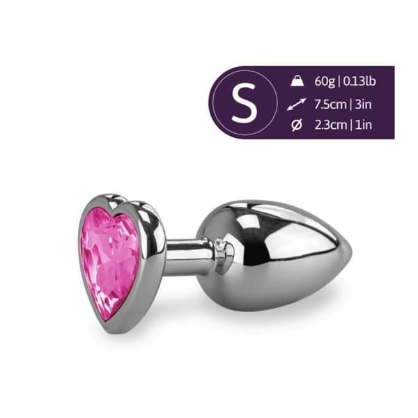 Rosebud Heart Smycken Små-Rosa kvarts