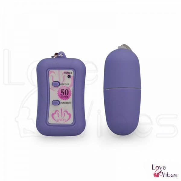 Vibrerande ägg - LOVE &amp; VIBES - Giga Bullet - 50 vibrationslägen - Trådlös fjärrkontroll - Lila