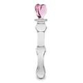 Miniatyrbild 1 av 4: Pretty Heart Crystal Glass Dildo - Sexleksak - Glas - Rosa - Vagina - Anal - Medium