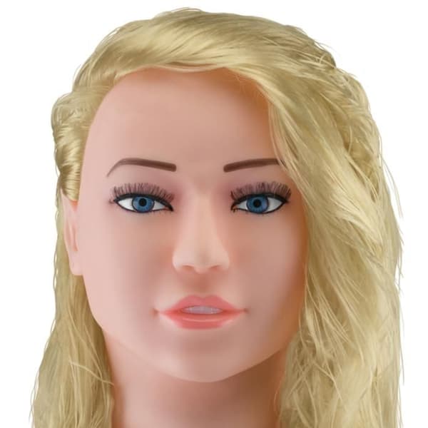 Blond realistisk uppblåsbar sexdocka
