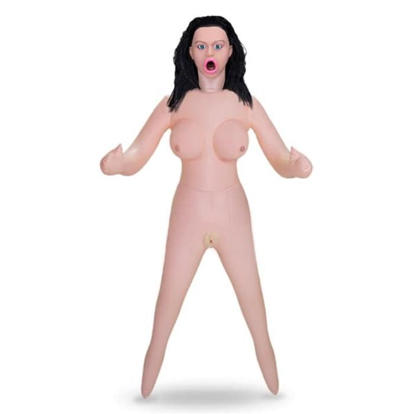 Realistisk uppblåsbar docka Gourmet Mouth Brunette Inès