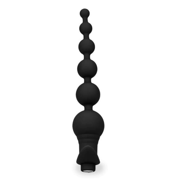 Torn vibrerande radband anal plugg - Plug and Play Collection Black