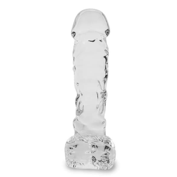 Leo Crystal Realistic Glass Dildo