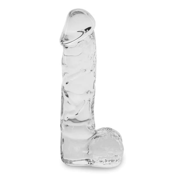 Leo Crystal Realistic Glass Dildo