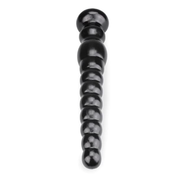 Analplugg - Ezio - Svart - PVC - 25,9 cm - Progressiv diameter 2,3 till 4,0 cm