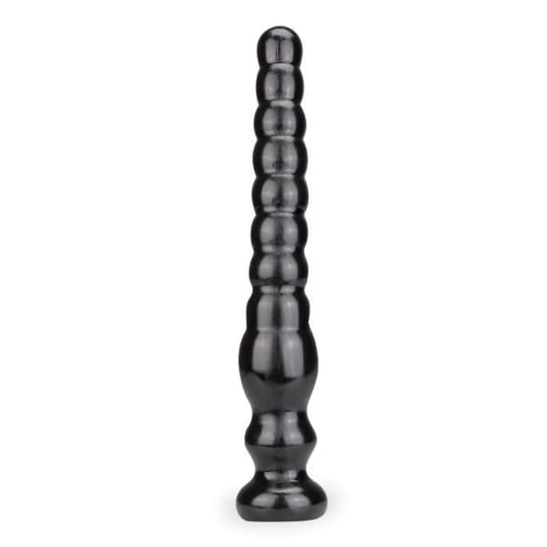 Analplugg - Ezio - Svart - PVC - 25,9 cm - Progressiv diameter 2,3 till 4,0 cm