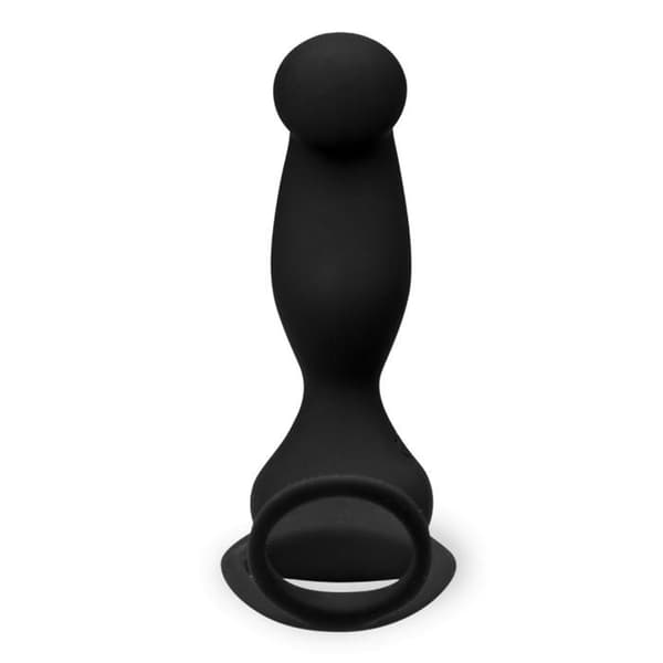 Prostata sexleksak med cockring trådlös fjärrkontroll No Black