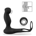 Miniatyrbild 2 av 6: Prostata sexleksak med cockring trådlös fjärrkontroll No Black