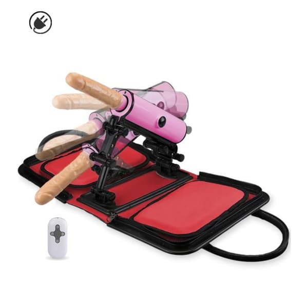 Sexmaskin transportabel med fjärrkontroll 6 styrkor