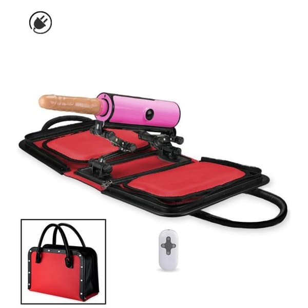 Sexmaskin transportabel med fjärrkontroll 6 styrkor