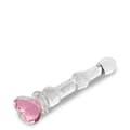 Miniatyrbild 5 av 6: Pretty Heart Glass Dildo