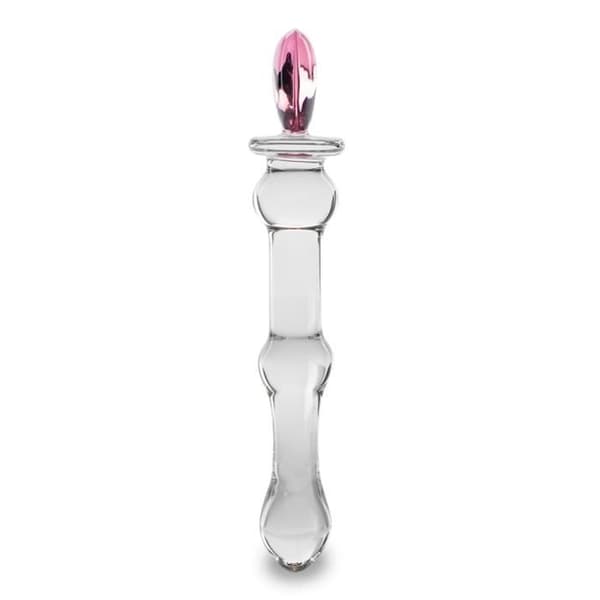 Pretty Heart Glass Dildo - LOVE AND VIBES Crystal Collection