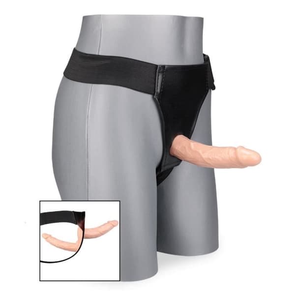 Dubbel strap-on dildo Zane Beige