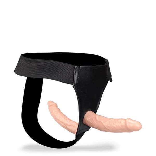 Dubbel strap-on dildo Zane Beige