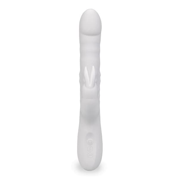 Miracle fram och tillbaka kaninvibrator - LOVE AND VIBES Collection White