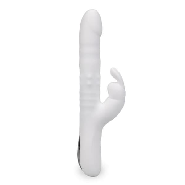 Miracle fram och tillbaka kaninvibrator - LOVE AND VIBES Collection White