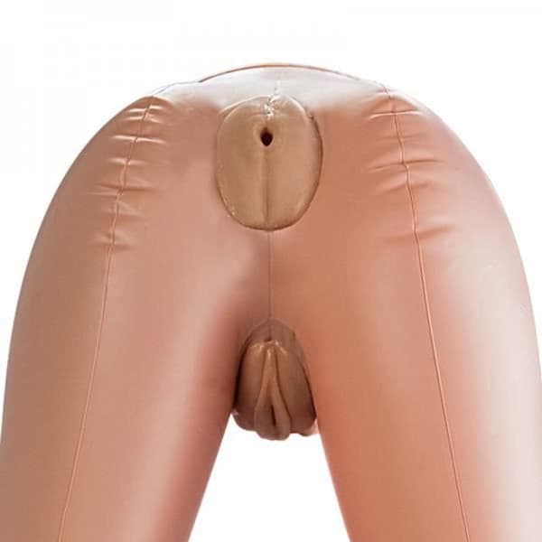 Realistisk latex sugande sexdocka