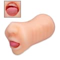 Miniatyrbild 2 av 4: Manlig Masturbator mun suger tunga Ljus hud