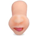 Miniatyrbild 1 av 4: Manlig Masturbator mun suger tunga Ljus hud