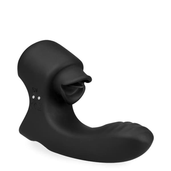 Uncanny Vibrating Finger - LOVE AND VIBES Collection Svart