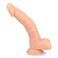 Miniatyrbild 3 av 6: Rambo Curved Realistic Dildo - LOVE &amp; VIBES - Medium - G-Spot Massage - Sugkopp
