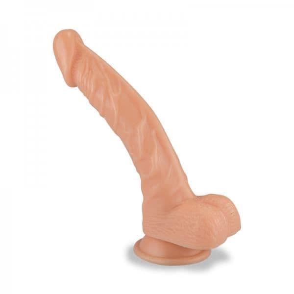 Rambo Curved Realistic Dildo - LOVE & VIBES - Medium - G-Spot Massage - Sugkopp