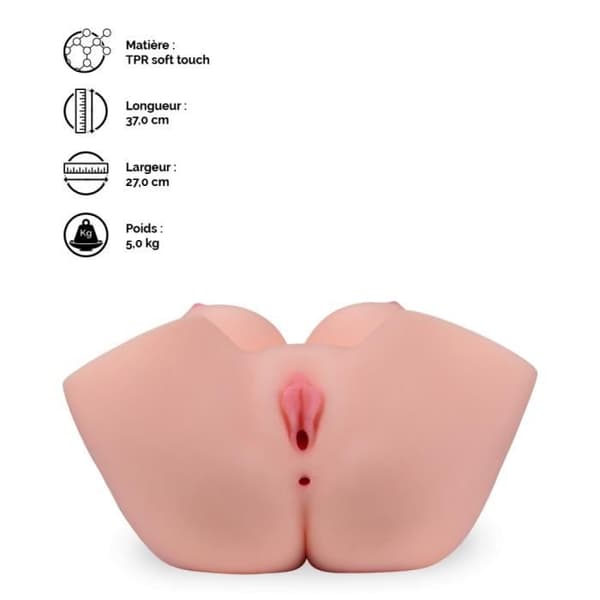 Onani byst 5,0 kg vagina anus Judith - LOVE AND VIBES Collection