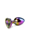 Miniatyrbild 1 av 2: Rosebud anal juvel rainbow heart S - LOVE AND VIBES Collection Multicolor