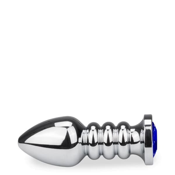 XL ringad rosenknopp anal juvel - 8 färger